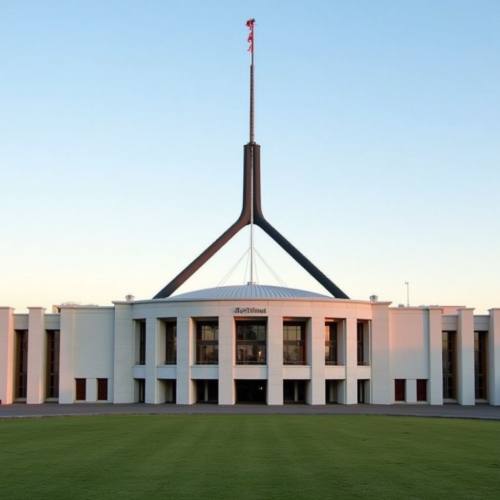 Close-up of Parliament House